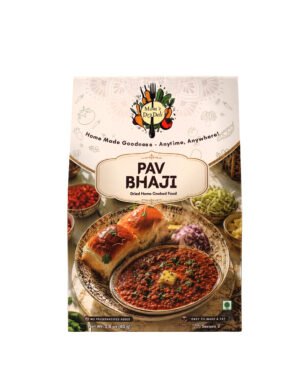 mom’s drydeli ready to eat paav bhaji masala 80g | healthy indian meals | no preservatives | traditional home cooked taste | travel friendly food