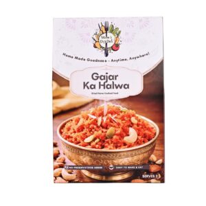 mom’s drydeli gajar halwa – homemade style indian sweet | ready to eat | 90g